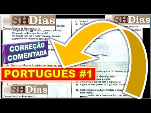 10 Questões de Português Correção da Prova de Hortolândia 2023 Banca (shdias)  shdias #Parte1