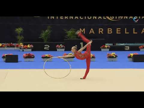 Viktoriia Onopriienko Hoop 34,450 Final GOLD - Grand-Prix Marbella 2023