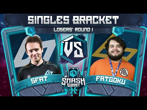 SFAT vs FatGoku - Singles Bracket: Losers' Round 1 - Smash Summit 10 | Fox vs Fox