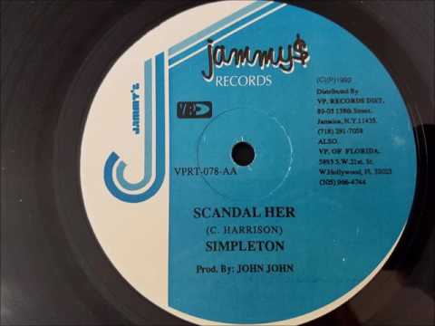 Simpleton - Scandal Her - Jammy's 12" 1992