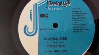 Simpleton - Scandal Her - Jammy's 12" 1992