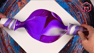 CELL EXPLOSION!! Acrylic Pouring and Fluid Art at Home for Therapy