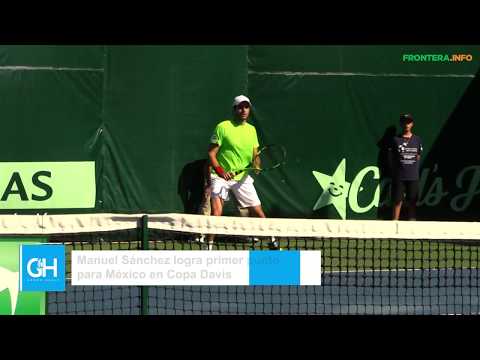 Manuel Sánchez logra primer punto para México en Copa Davis