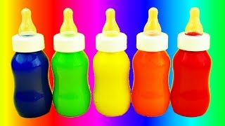 Learn Colours with Slime Fun Learning for Children Kids Toddlers and Babies Play & Learn with Toys