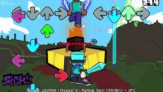 Cover art for FNF summon herobrine