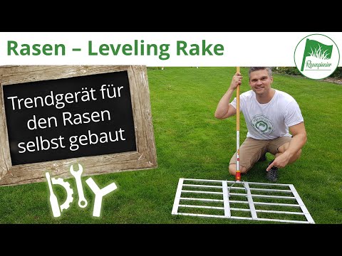 DIY Lawn Leveling Rake - Anleitung - Rasenrakel selber bauen & Geld sparen (Unebenheiten ausbessern)