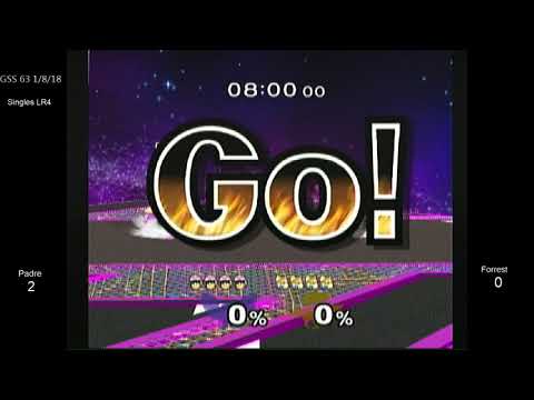 GSS 63 SSBM - Padre (C. Falcon) vs. Forrest (Fox) - Melee LR4