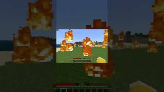 【コマンド簡単】マイクラサバイバルで使えるポケモンの最強炎技といえばこれ『ほのおのうず』が再現できるコマンド【スイッチ対応】 #マイクラ #マインクラフト