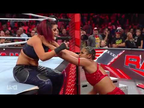 Bianca belair vs bayley non title match/Nikki cross returns raw 10/24/22
