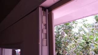 Accessing a broken pin on a French door