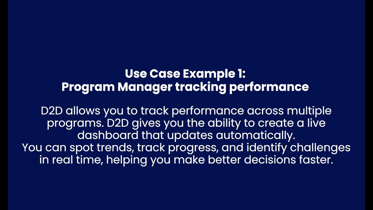 GSA D2D High Level Overview