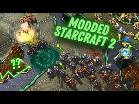 This is the Future of StarCraft 2 - Scion Custom Races Mod Xayid vs Protoss Cast