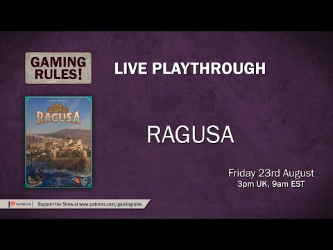 Ragusa - Live unboxing, learning, and solo playthrough