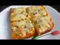 Yummy mayonnaise bread pizza 😋