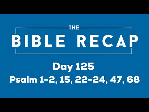 Day 125 (Psalm 1-2, 15, 22-24, 47, 68)