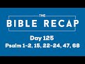 Day 125 (Psalm 1-2, 15, 22-24, 47, 68)
