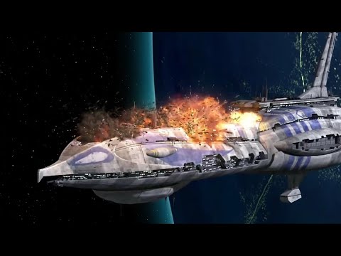 Star Wars The Clone Wars - Anakin Defeats Admiral Trench [1080p]