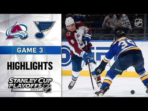 First Round, Gm 3: Avalanche @ Blues 5/21/21 | NHL Highlights