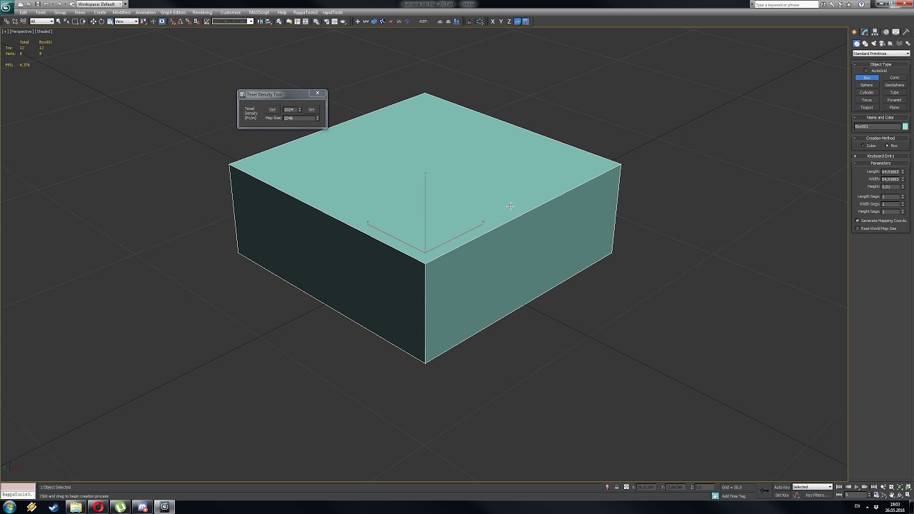 Texel Density Tool Installation and Use