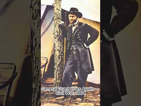 Civil War General Reanimated – Ulysses S. Grant, 1864 #aianimation #history #colorizedhistory