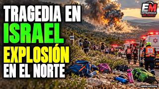 🚨 NOTICIAS ISRAEL TRAGEDIA EXPLOSIÓN FRONTERA CON LÍBANO HERIDOS GRAVES