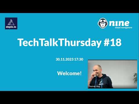 TechTalkThursday # 18 - Intro  by Thomas Hug, Founder & CEO of Nine Internet Solutions AG