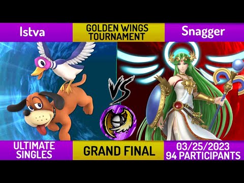 Golden Wings Tournament #12 - GRAND FINALS - Snagger (Palutena) vs Istva (Duck Hunt)