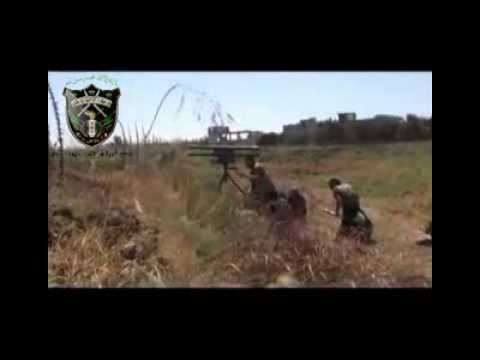 استهداف مقرات النظام عند حاجز المشفى في الحولة بقذائف الهاون من قبل كتيبة محمد الصاحب