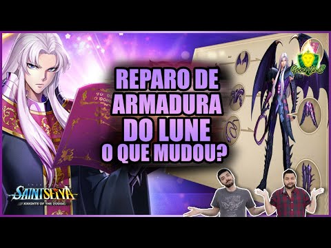 TUDO sobre o REPARO de ARMADURA do LUNE de BALRON - Vai TRAZER ele de VOLTA? Saint Seiya Awakening
