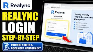 How to login to Realync for property offer and documentation management - Detailed Guide