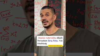 Download lagu The mathematical analysis behind Bang Roby's statement. Let's calculate it. mp3