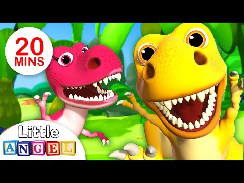 We are the Dinosaurs, Dinosaur Dance & more Fun Kid Songs and Nursery Rhymes by Little Angel
