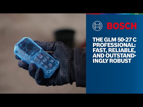 Bosch lazerinis atstumo matuoklis GLM 50-27 C 2x1.5V video