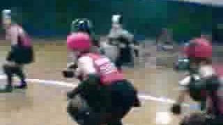 preview picture of video 'First Coast Fatales roller derby Refer-EYE 7/22/07'