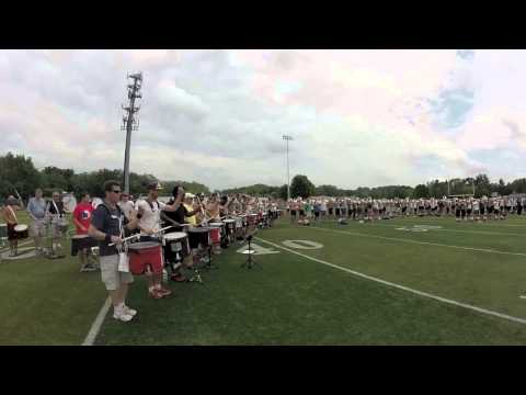 Happy Christmas Full Ensemble Run DOP 2014 Madison Scouts Battery
