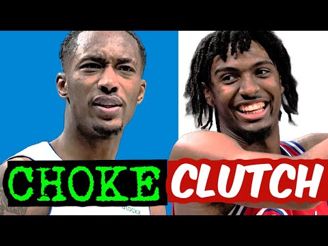 How to spot a CHOKER in the NBA