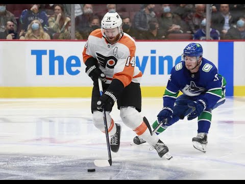 Philadelphia Flyers vs Vancouver Canucks. 28 october 2021