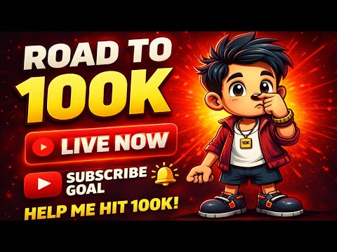 ROAD TO 100K SUBSCRIBERS 🔴 LIVE | SUBSCRIBE GOAL #live