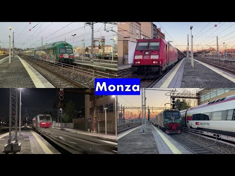 Treni invernali alla stazione di MONZA! [parte 2/3]