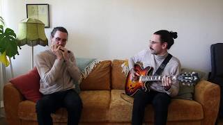 Filip Jers plays harmonica and guitar - Someday My Prince Will Come