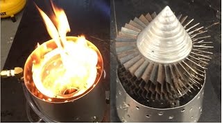 Homemade Combustion Chamber and Turbine for Jet Engine