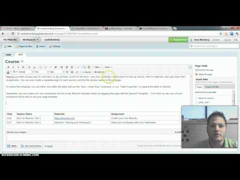Embed Media in PBworks