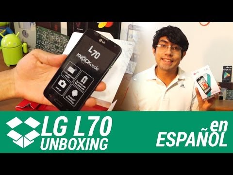 LG L70 – Unboxing en español