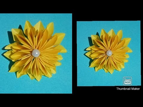 ORIGAMI FLOWER/ DIY/ HOW TO MAKE PAPER FLOWER/ charito
