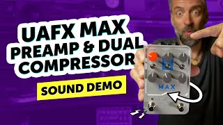 Video thumbnail for UAFX Max Preamp & Dual Compressor - Sound Demo by Guitar Bonedo