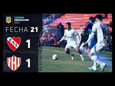 #TorneoProyección 2023 | Fecha 21 | resumen de Independiente y Unión