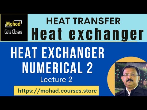Heat exchanger NTU numericals
