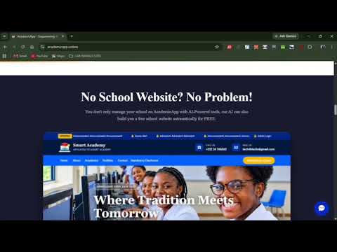 No School Website? 🤔