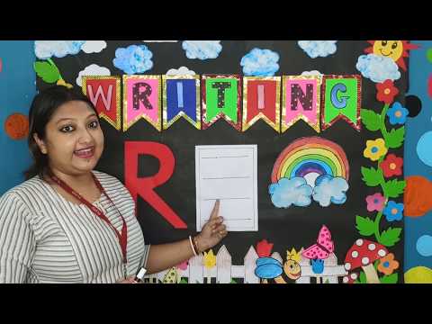 Let Us Learn How to Write Alphabets - Letter 'R' !!!