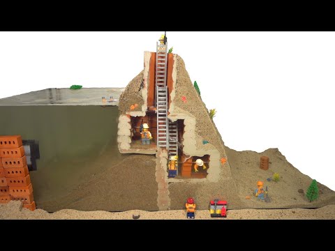 Sand Mini Bricks Dam - Dam Breach Experiment